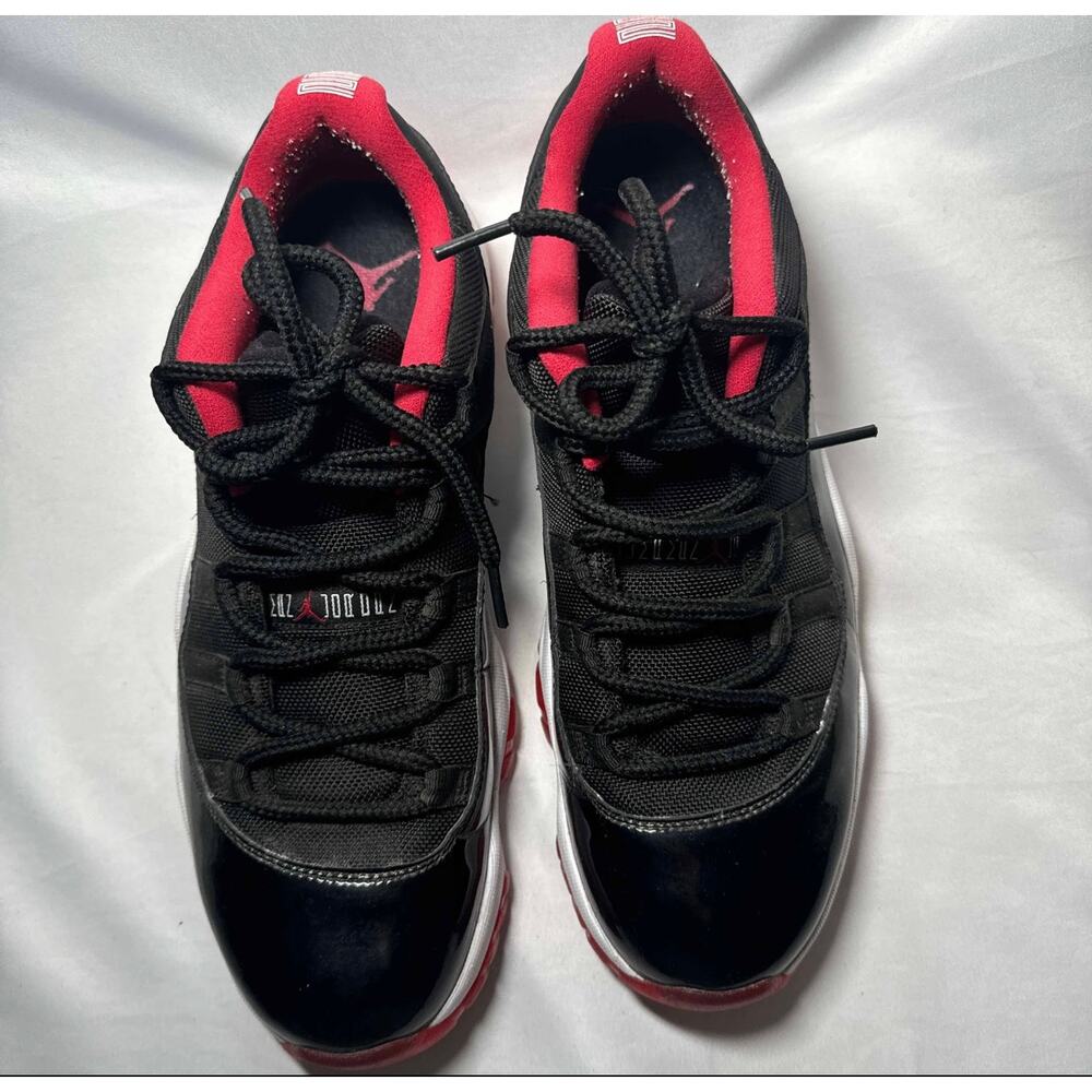 Size 11 - Nike Air Jordan 11 Retro Low Bred 2015 Men's Shoes - Picture 4 of 10